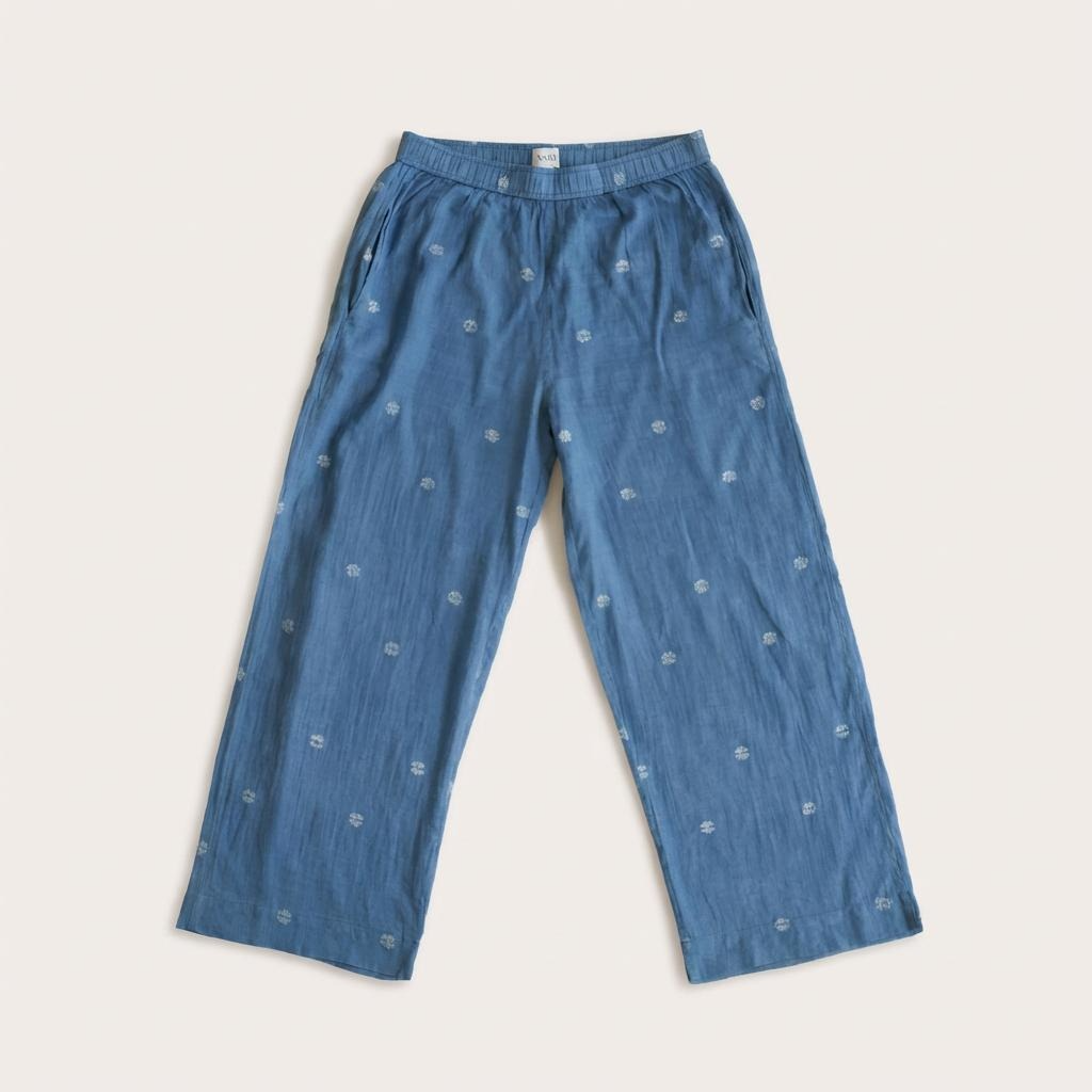 Classic Pyjama Set - Indigo Handloom