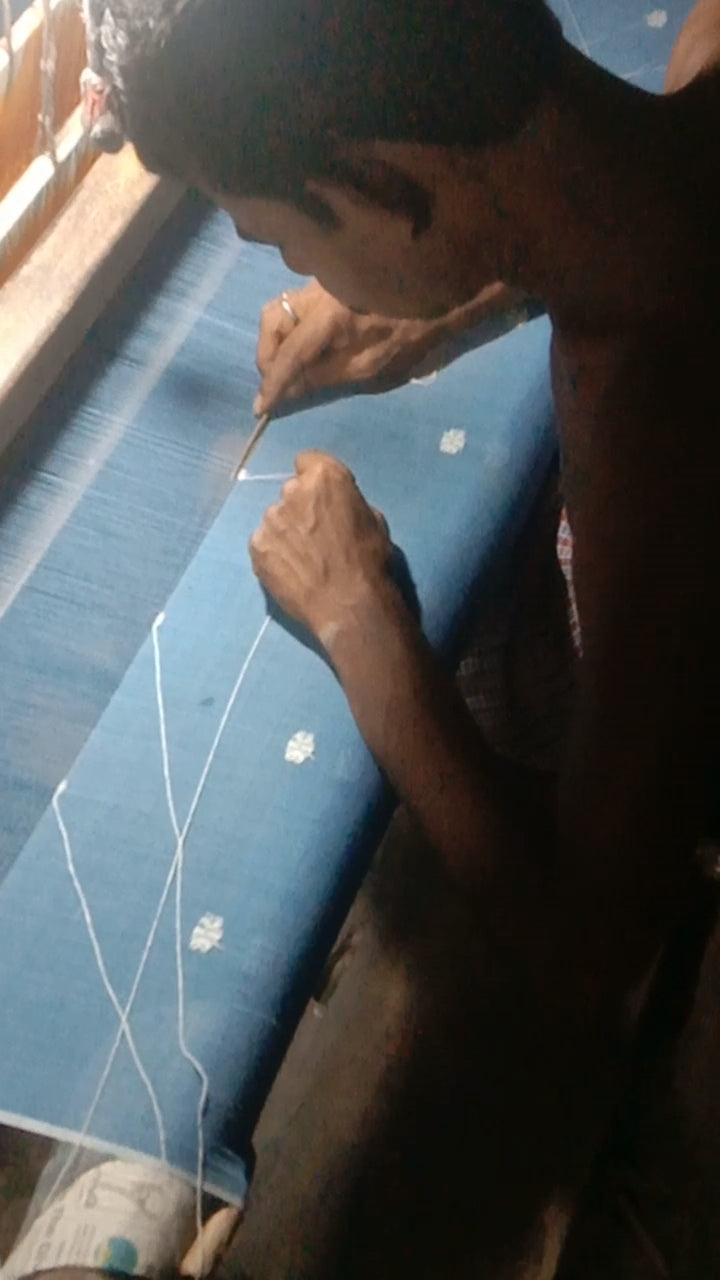 Classic Pyjama Set - Indigo Handloom
